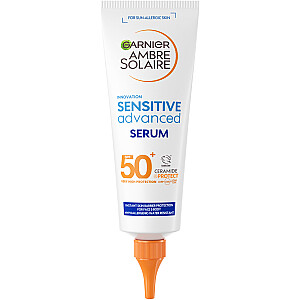 GARNIER Ambre Solaire Sensitive Advanced Serum SPF50 įdegio priemonė kūnui 125 ml