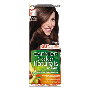 Plaukų dažai GARNIER Color Naturals Creme kreminė spalva 5.12 Cold Brown