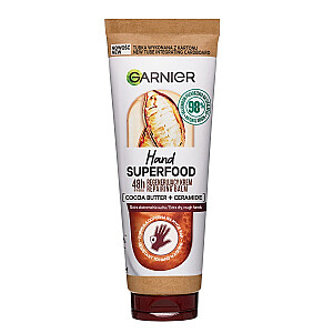 GARNIER Hand Superfood Cocoa regeneruojantis rankų kremas su kakavos sviestu ir keramidais 75ml