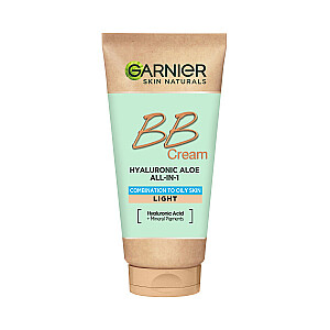 GARNIER Hyaluronic Aloe All-In-1 BB Cream увлажняющий BB-крем для комбинированной и жирной кожи Light 50мл