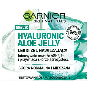 GARNIER Hyaluronic Aloe Jelly lengvas drėkinamasis gelis normaliai ir mišriai odai 50 ml