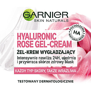 GARNIER Hyaluronic Rose Gel-Cream glotninamasis gelis-kremas 50ml