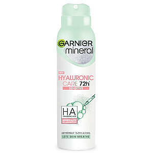 GARNIER Mineral Hyaluronic Care 72H дезодорант со спреем Sensitive 150 мл