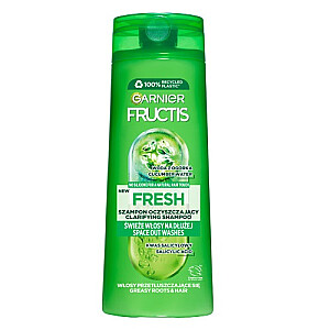 GARNIER New Fructis Fresh šampūnas greitai riebiems plaukams 250ml