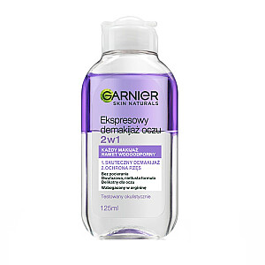 GARNIER Skin Naturals Eye Make-up Remover Средство для снятия макияжа с глаз 2 в 1, 125 мл