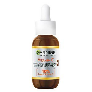 GARNIER Skin Naturals Vitamin C 10% naktinis veido serumas 30 ml