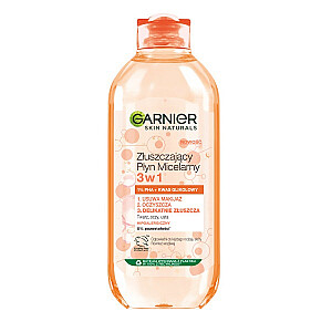 GARNIER Skin Naturals Отшелушивающий мицеллярный флюид 3в1 400мл