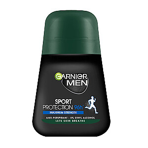 GARNIER Sport Protection 96h Vyriškas rutulinis antiperspirantas su akmeniu, 50 ml