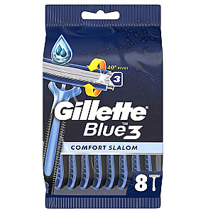 Бритвы GILLETTE Blue 3 Comfort Slalom 8 шт.