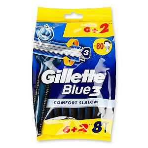 Skustuvas GILLETTE Blue 3 vienkartinis vyriškas Comfort 8 vnt.