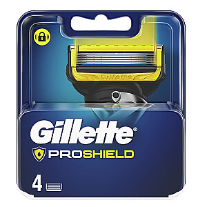 Įkroviklis GILLETTE Fusion Proshield + keičiami peiliukai 4 vnt.