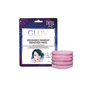 GLOV Moon Pads Holo Многоразовые подушечки для снятия макияжа, 5 шт.