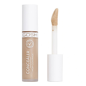 GOSH Concealer High Coverage Консилер сильного покрытия с аппликатором 004 Натуральный 6мл