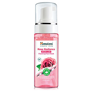 HIMALAYA Rose Radiance Micellar Foaming Face Wash осветляющая очищающая пенка для лица с органической розой 150мл