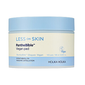 HOLIKA HOLIKA Less On Skin Panthebible Vegan Pad raminamieji pleistrai vietiniam naudojimui 180 ml