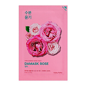 HOLIKA HOLIKA Pure Essence Mask Sheet kaukė nuo raukšlių Damasko rožė su rožių ekstraktu 20 ml