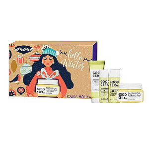 HOLIKA HOLIKA SET Good Cera Super Ceramine Cream drėkinamasis kremas 60ml + drėkinamasis kremas 20ml + drėkinamoji emulsija 20ml + drėkinamasis tonikas 20ml