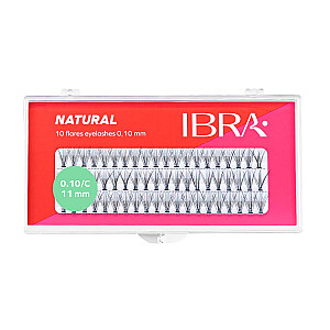 IBRA Naturals dirbtinių blakstienų ryšuliai 0,10-11 mm.