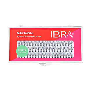 IBRA Naturals dirbtinių blakstienų ryšuliai 0,10-13 mm.