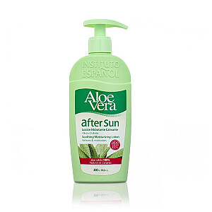 INSTITUTO ESPANOL Aloe Vera After Sun Soothing Moisturizing Lotion увлажняющий бальзам после загара Алоэ 300мл