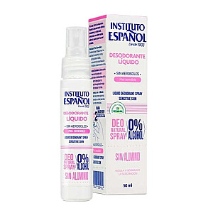 INSTITUTO ESPANOL Moteriškas purškalas nuo prakaitavimo Sensitive 50ml