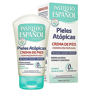 INSTITUTO ESPANOL Atopinis drėkinamasis ir regeneruojantis pėdų kremas atopinei odai 150ml