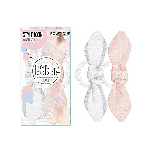 INVISIBOBBLE Bowtique Nordic Breeze Lemming plaukų kaklaraiščiai 2 vnt.