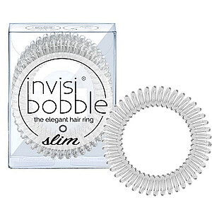 INVISIBOBBLE The Elegant Hair Ring Ploni skaidrūs plaukų kaklaraiščiai 3 vnt.