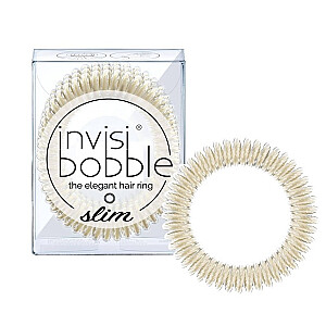 INVISIBOBBLE Elegant Hair Ring Slim Stay Gold plaukų juostos 3 vnt.