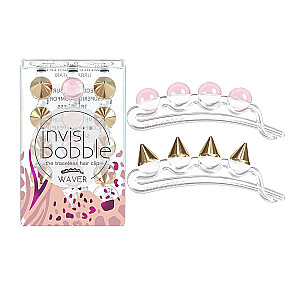 INVISIBOBBLE Waver Urban Safari Wildlife Nightlife plaukų segtukai 3 vnt.