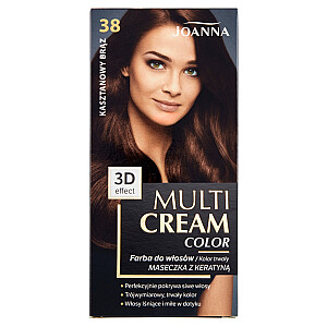 Краска для волос JOANNA Multi Cream Color 38 Каштановый Коричневый