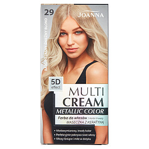 Краска для волос JOANNA Multi Cream Metallic Color 5D Effect 29 Labai šviesi sniego blondinė