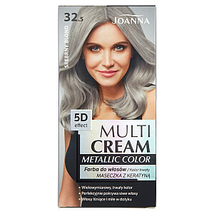 Plaukų dažai JOANNA Multi Cream Metallic Color 5D Effect 32.5 Silver Blonde