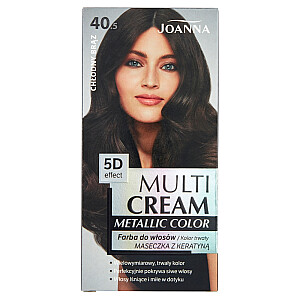 Plaukų dažai JOANNA Multi Cream Metallic Color 5D Effect 40.5 Cold Brown