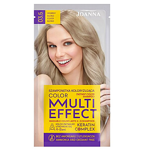 JOANNA Multi Effect Keratin Complex Color Instant Color Shampoo dažomasis šampūnas 03.5 Silver Blonde 35g