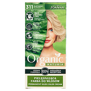 JOANNA Naturia Органическая ухаживающая краска для волос без аммиака и PPD 311 Platinum. 