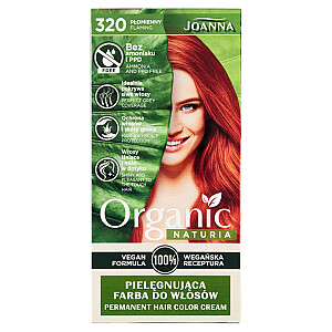 JOANNA Naturia Органическая ухаживающая краска для волос без аммиака и PPD 320 Płomienny.