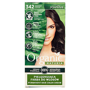 JOANNA Naturia Органическая ухаживающая краска для волос без аммиака и PPD 342 Кофейный