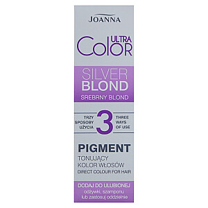 JOANNA Ultra Color Тонирующий пигмент для волос Silver Blonde 100мл
