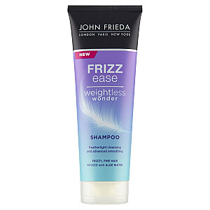 JOHN FRIEDA Frizz-Ease Weightless Wonder Shampoo glotninamasis šampūnas švelniems plaukams 250 ml