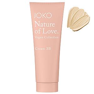 JOKO Nature of Love Vegan Collection Cream BB kremas išlygina odos atspalvį 01, 29 ml