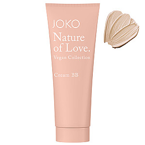 JOKO Nature of Love Vegan Collection Cream BB kremas išlygina odos atspalvį 02, 29 ml