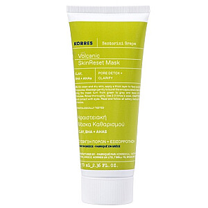 KORRES Santorini Grape Skin Reset Mask очищающая и разглаживающая маска для лица 70мл