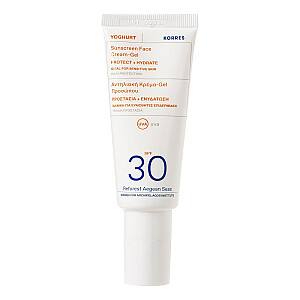 KORRES Yoghurt Sunscreen Face Cream-Gel защитный гель для лица SPF30 40мл