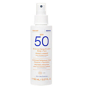 KORRES Yoghurt Sunscreen Spray Эмульсия солнцезащитная с фильтром SPF50 150мл