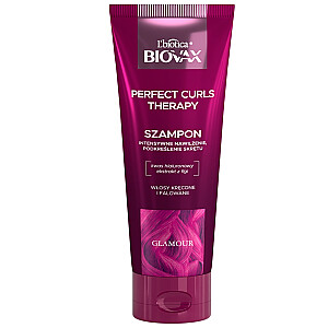 L'BIOTICA Biovax Glamour Perfect Curls Therapy šampūnas garbanotiems ir banguotiems plaukams 200ml