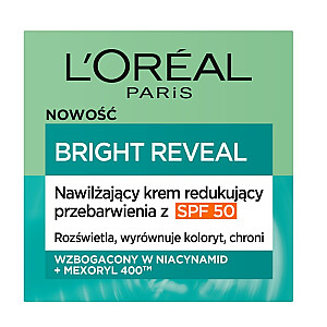 L'OREAL Bright Reveal spalvos pasikeitimą mažinantis veido drėkinamasis kremas SPF50 50 ml