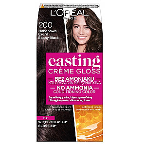 Plaukų dažai L'OREAL Casting Creme Gloss 200 Ebony Black
