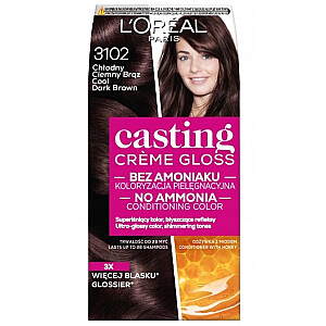 Plaukų dažai L'OREAL Casting Creme Gloss 3102 Cool Dark Brown 