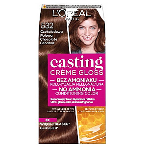 Plaukų dažai L'OREAL Casting Creme Gloss 532 Chocolate glazūra